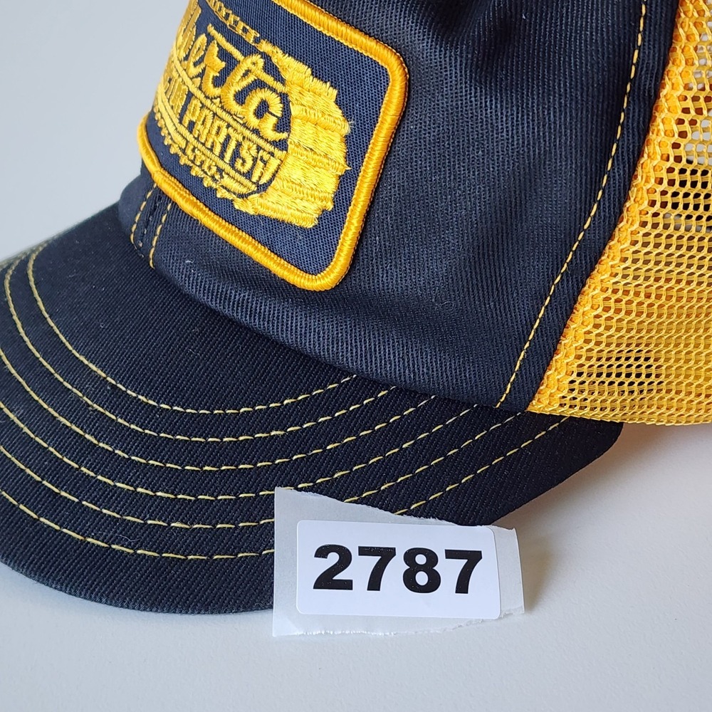 Vintage Alberta Tractor Parts Trucker Hat‎ Cap Snapback Mesh Patch 80s Farmer - Picture 9 of 9